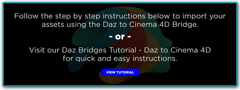 Daz to cinema 4d bridge как установить